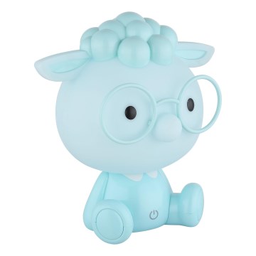 Globo 21760B - Luz nocturna infantil LED recargable y regulable SHEEPY 1 W/5 V 500 mAh azul